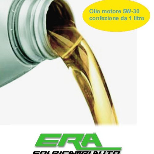 Olio motore 5W-30, 1 litro (cod. 5W30-1L) per motore diesel e benzina