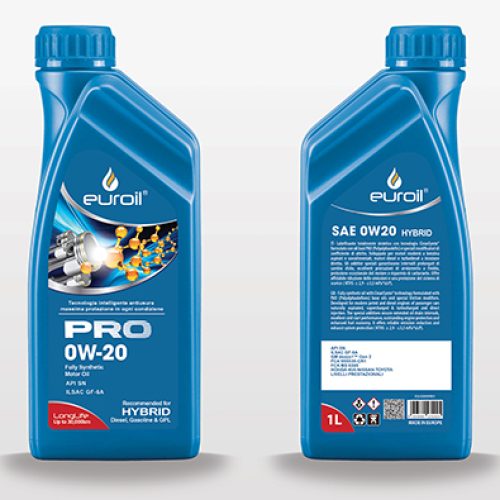 0W20 HYBRID PRO / Olio motore Euroil – Nuova linea
