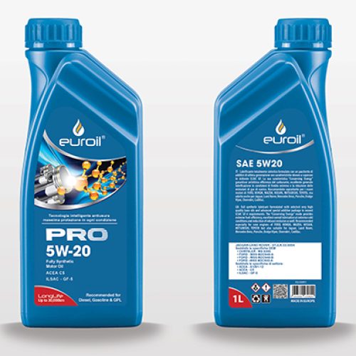 5W20 PRO / Olio motore Euroil – Nuova linea