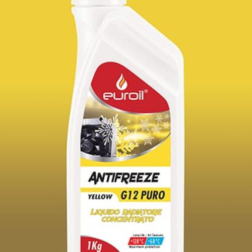 Antigelo G12 GIALLO Puro Euroil – Nuova linea