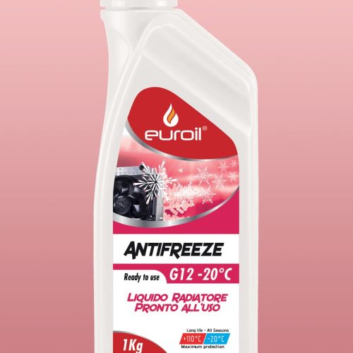 Antigelo G12 ROSSO -20°C Euroil – Nuova linea