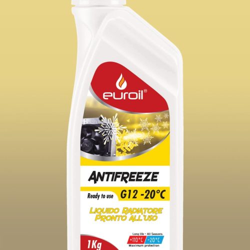 Antigelo G12 GIALLO -20°C Euroil – Nuova linea